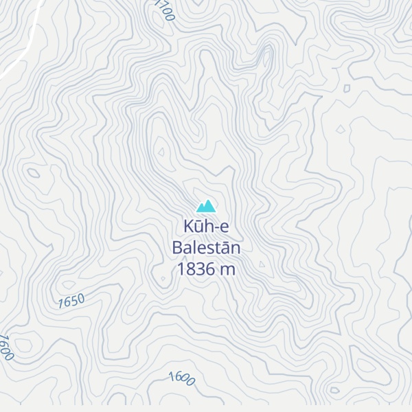 Map of Kūh-e Balestān