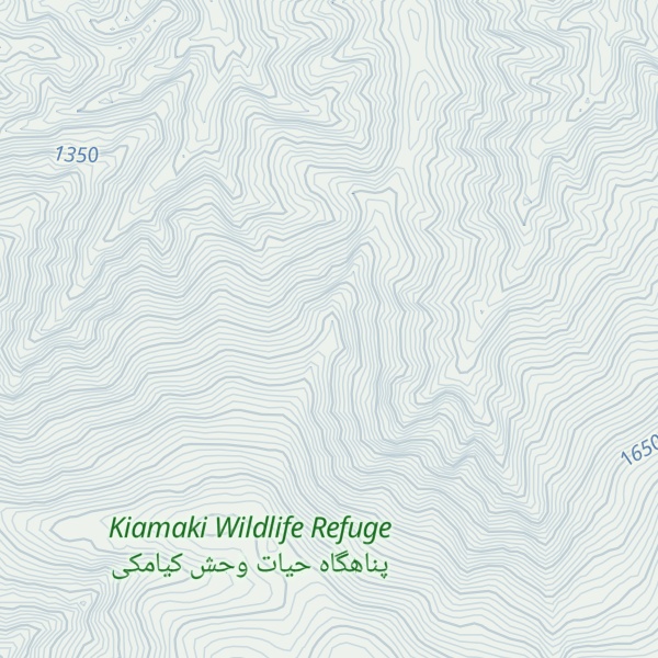 Map of Kūh-e Kālā Varan Dāghī