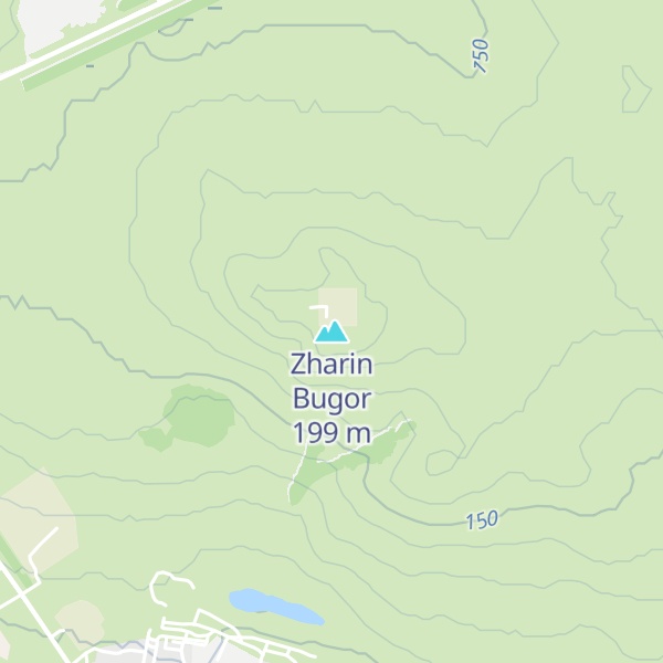 Map of Zharin Bugor