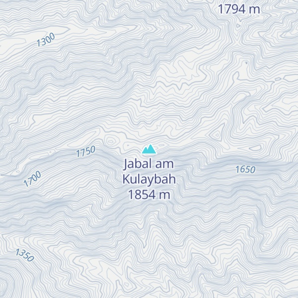 Map of Jabal am Kulaybah