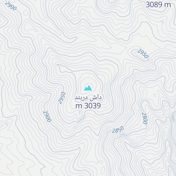 Map of داش دربند