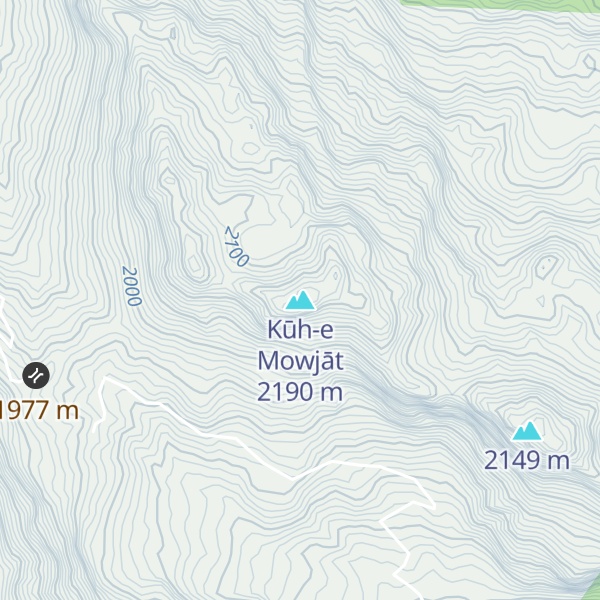 Map of Kūh-e Mowjāt