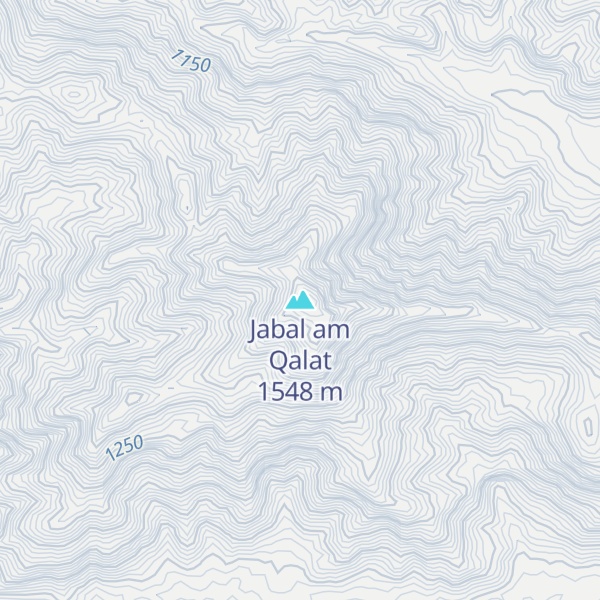 Map of Jabal am Qalat