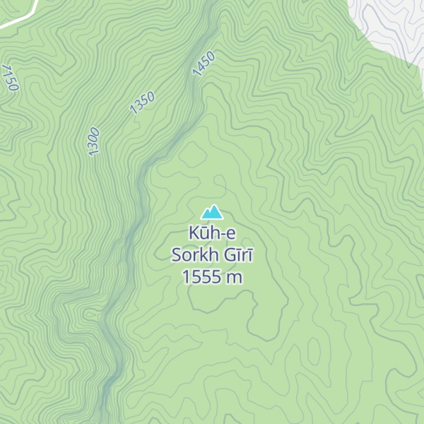 Map of Kūh-e Sorkh Gīrī