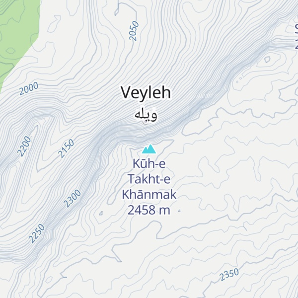 Map of Kūh-e Takht-e Khānmak