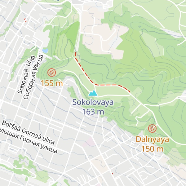 Map of Sokolovaya