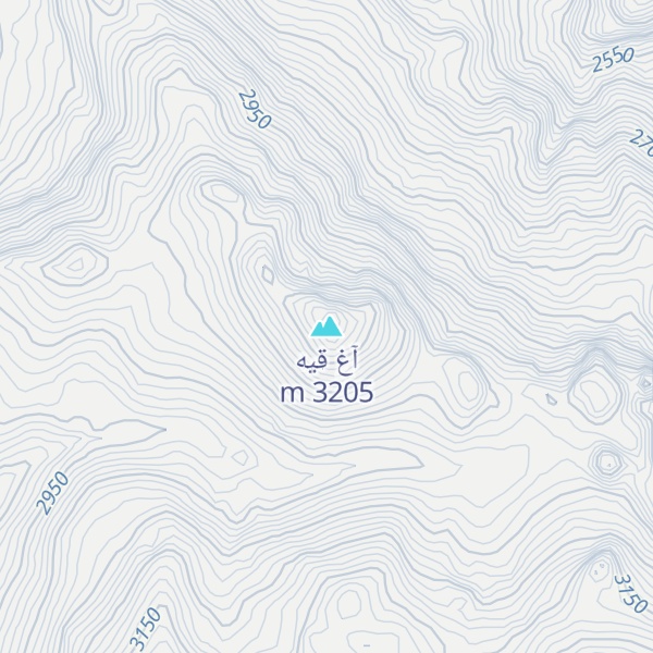 Map of آغ قیه