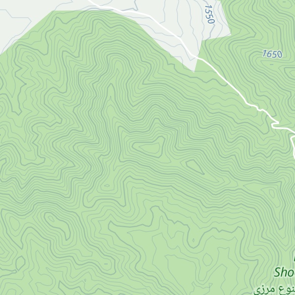 Map of Kūh-e Genāv