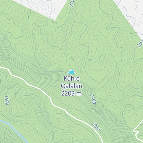 Map of Kūh-e Qalālān
