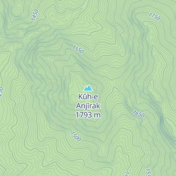 Map of Kūh-e Anjīrak
