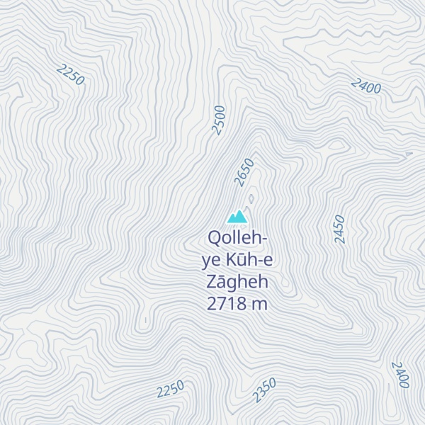 Map of Kūh-e Darīneh