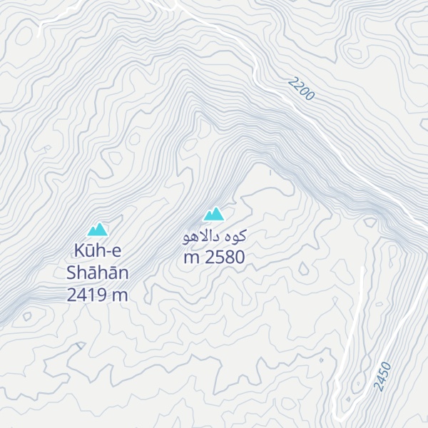 Map of کوە دالاهو