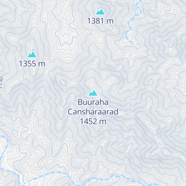 Map of Buuraha Cansharaarad