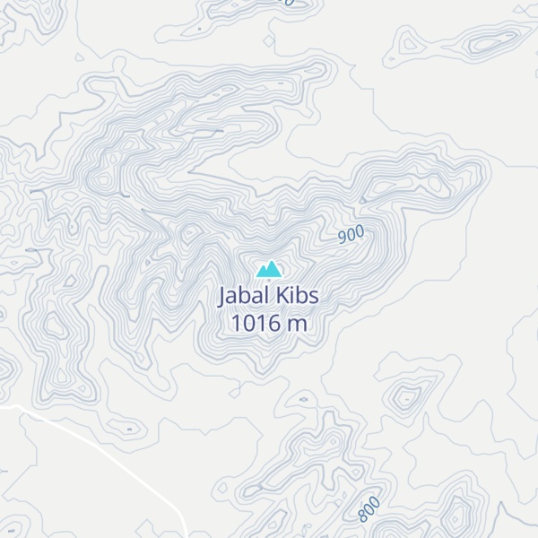 Map of Jabal Kibs