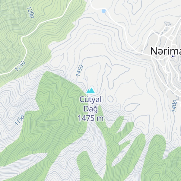 Map of Cütyal Dağ