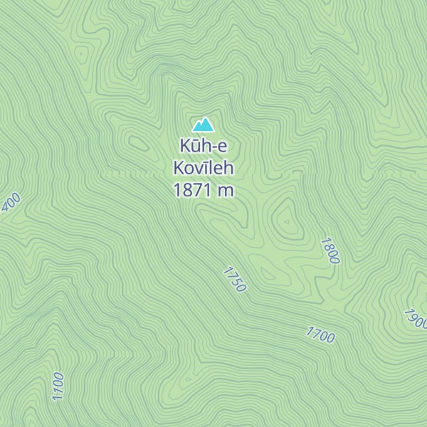 Map of Kūh-e Seh Sokkān