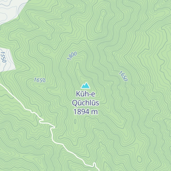 Map of Kūh-e Qūchlūs