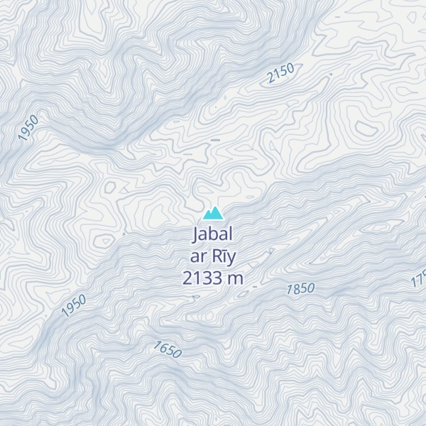 Map of Jabal ar Rīy