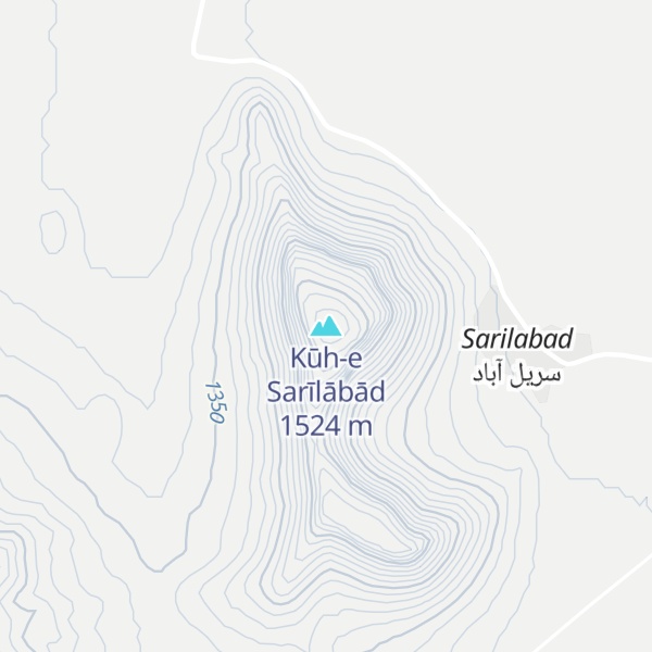 Map of Kūh-e Sarīlābād