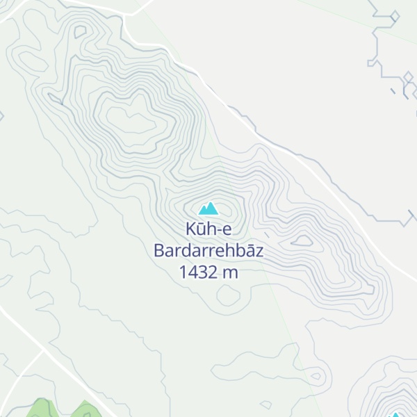 Map of Kūh-e Bardarrehbāz