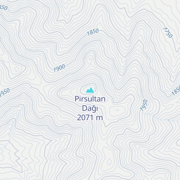 Map of Pirsultan Dağı