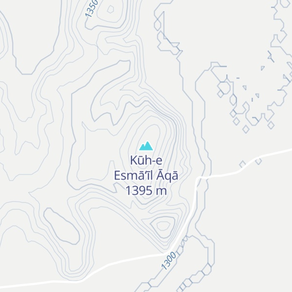 Map of Kūh-e Esmā‘īl Āqā