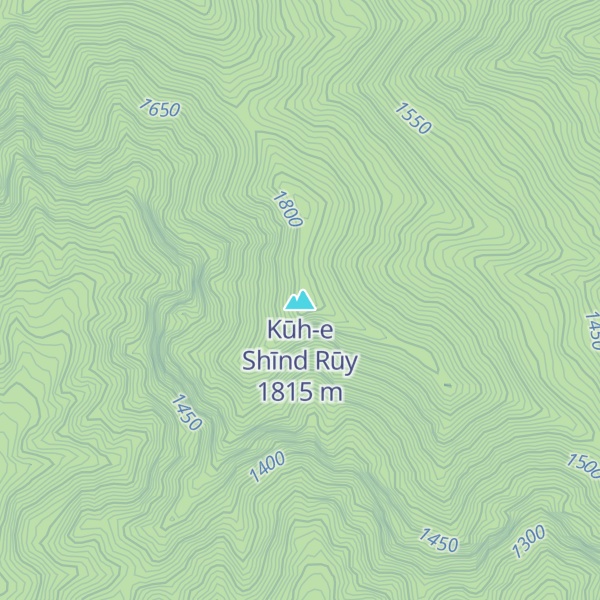 Map of Kūh-e Shīnd Rūy