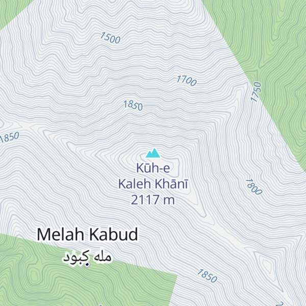 Map of Kūh-e Kaleh Khānī