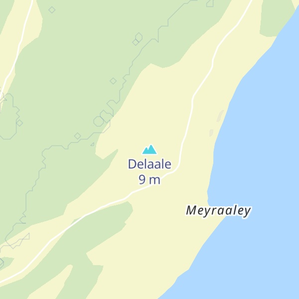 Map of Delaale