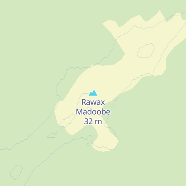 Map of Rawax Madoobe