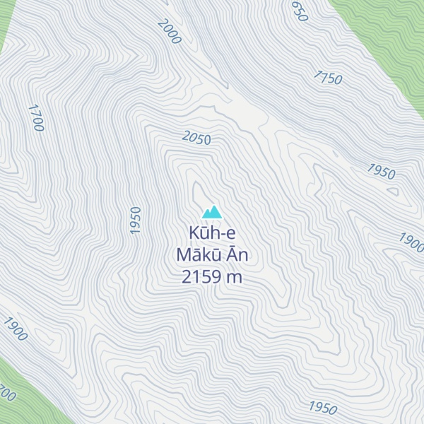 Map of Kūh-e Mākū Ān