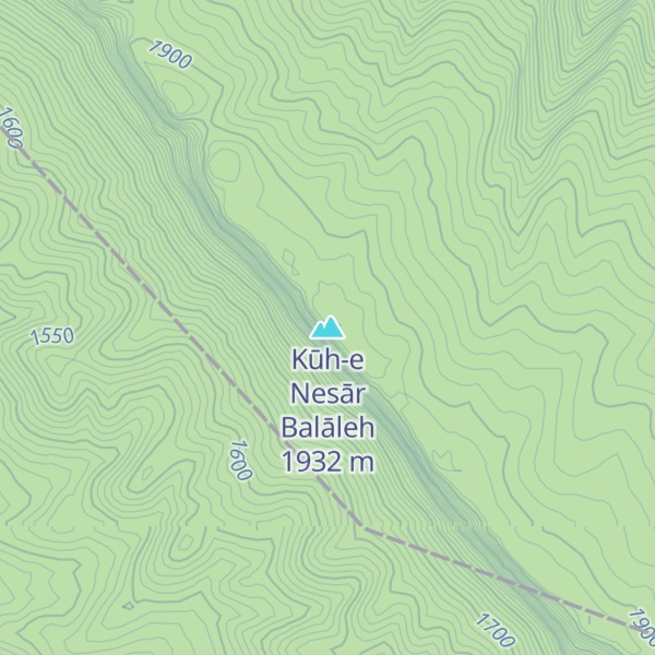 Map of Kūh-e Nesār Balāleh