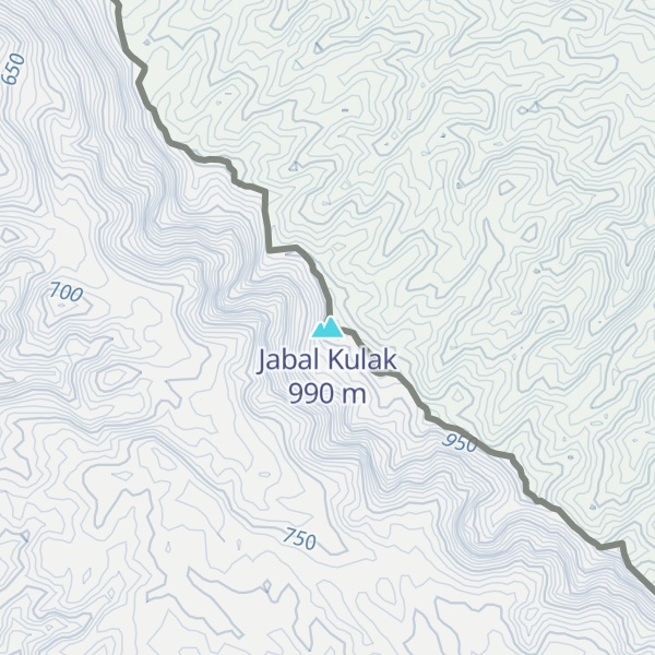 Map of Jabal Kulak