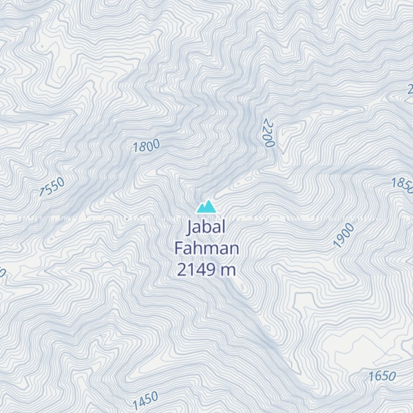 Map of Jabal Fahman