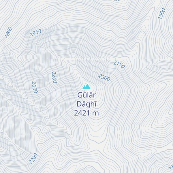 Map of Gūlār Dāghī