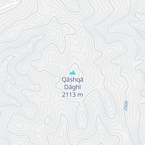 Map of Qāshqā Dāghī