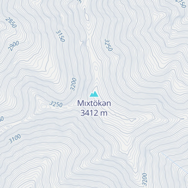 Map of Mıxtökən