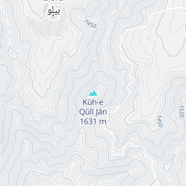 Map of Kūh-e Qūlī Jān