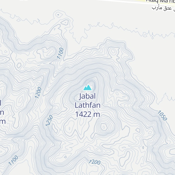 Map of Jabal Lathfan