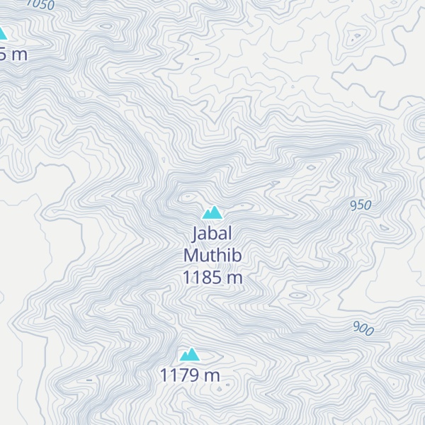 Map of Jabal Muthib