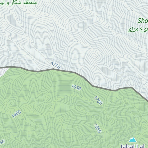 Map of Kūh-e Na‘l Kamīn