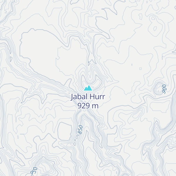 Map of Jabal Hurr