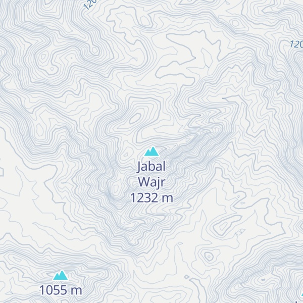 Map of Jabal Wajr