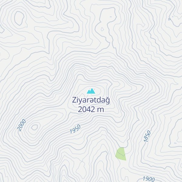 Map of Ziyarətdağ