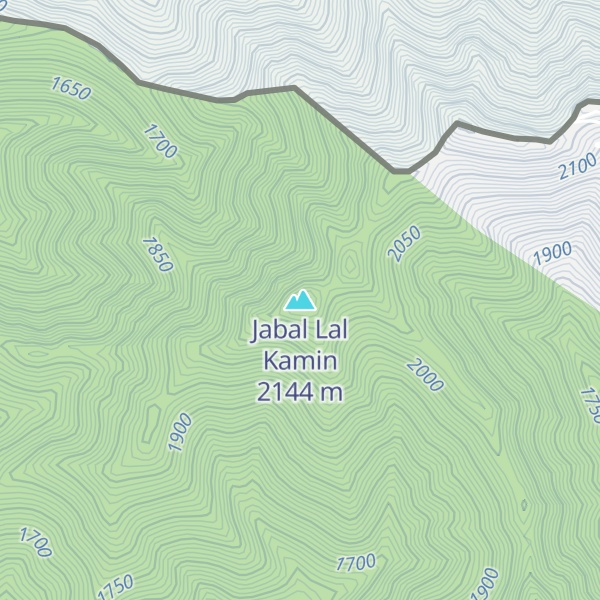 Map of Jabal Lal Kamin
