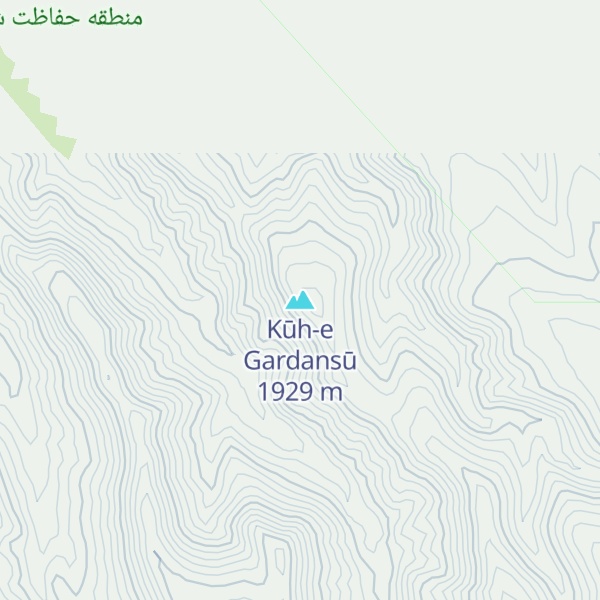 Map of Kūh-e Gardansū
