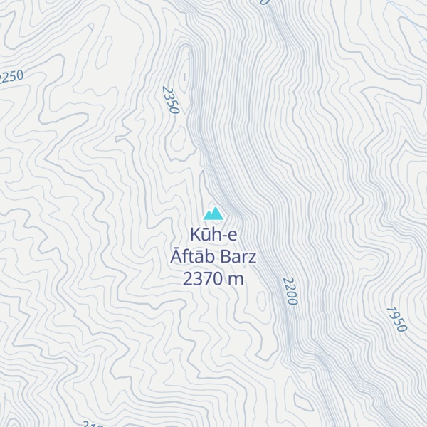 Map of Kūh-e Āftāb Barz