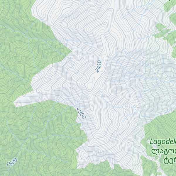 Map of Mt. Kazitala