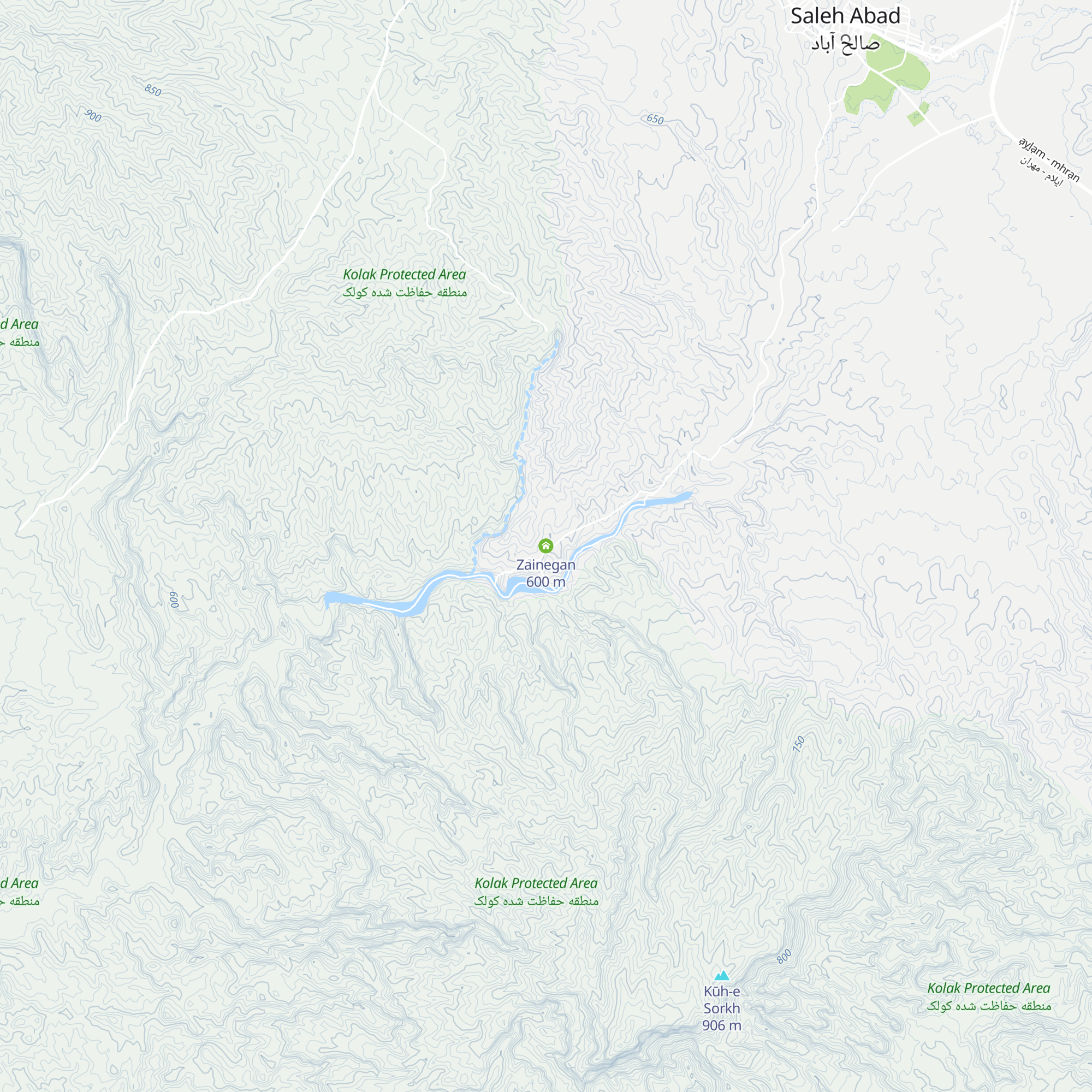 Zainegan map