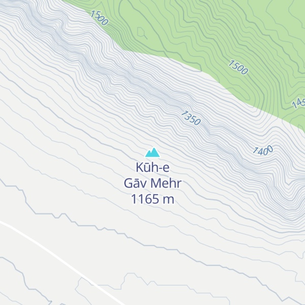 Map of Kūh-e Gāv Mehr
